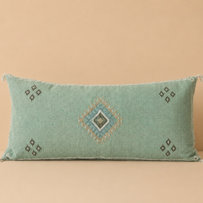 sabra_silk_kussen_turquoise_Handgemaakt_marrakesh