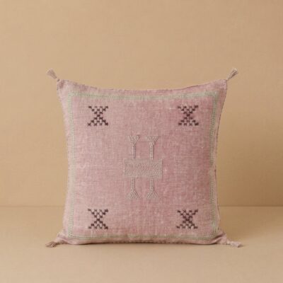 sabra_silk_kussen_roze_Handgemaakt_marrakesh