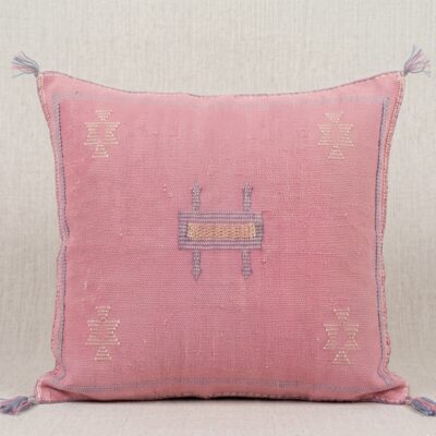 sabra_silk_kussen_roze_Handgemaakt_marrakesh