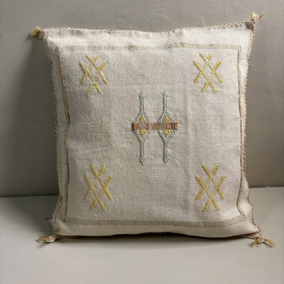 Sabra Silk Kussen Wit - 45×45 cm - Marrakesh