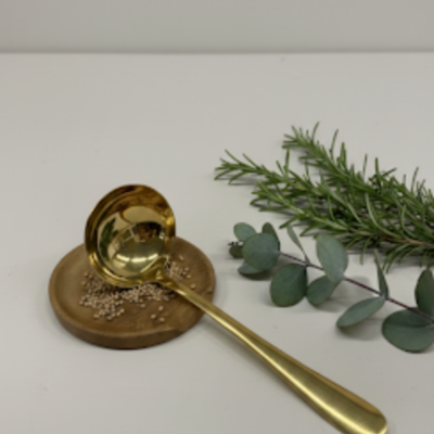 Teak houten lepelhouder- small- handgemaakt Bali - Casa with a Soul