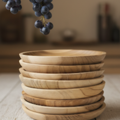 Teak houten schaaltje 15 cm, handgemaakt Bali - Casa with a Soul