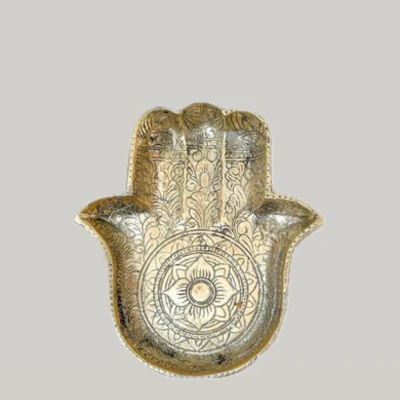 Gouden Marokkaans Hamsa, handgemaakt Marokko - Casa with a Soul