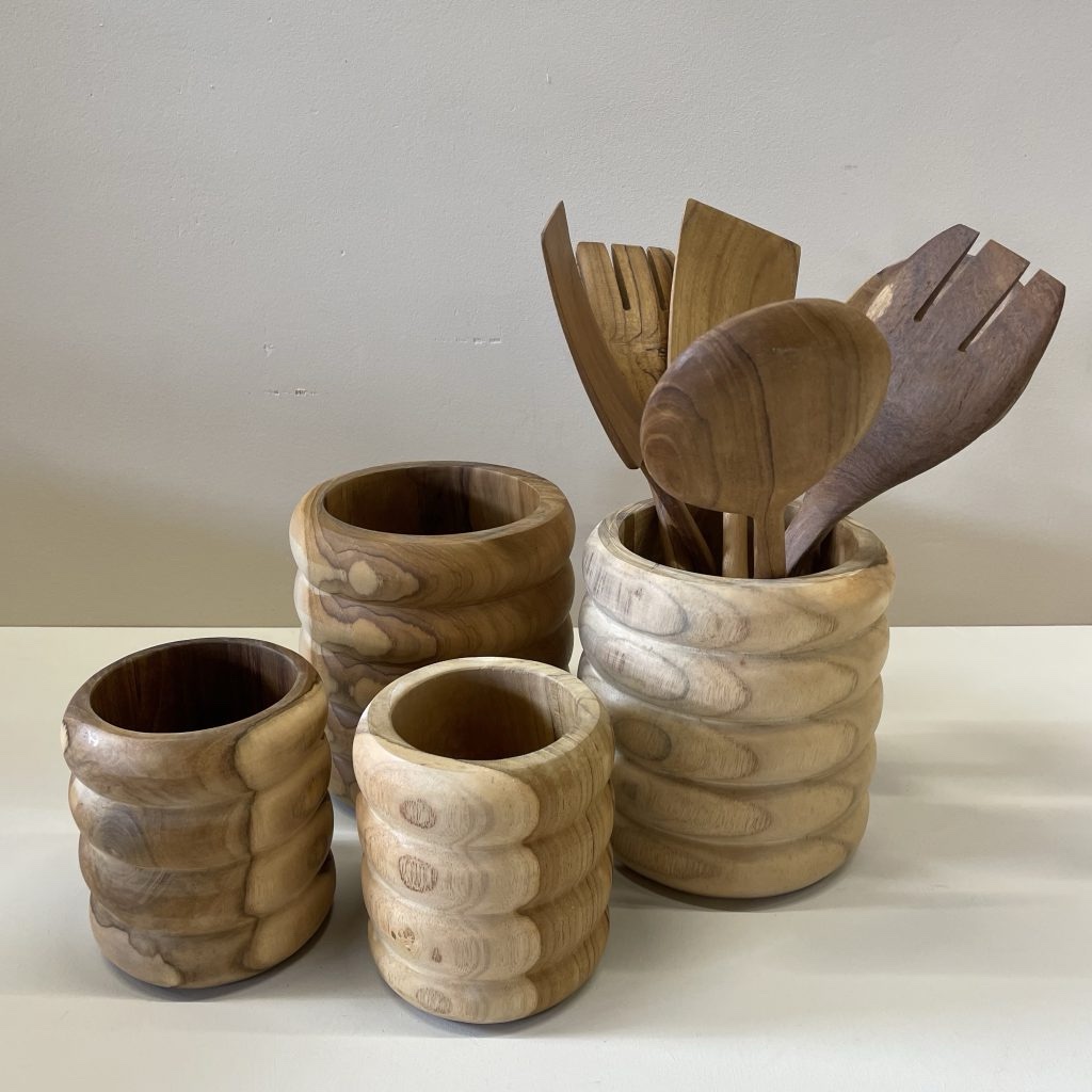 Teak houten spatel- handgemaakt in Bali