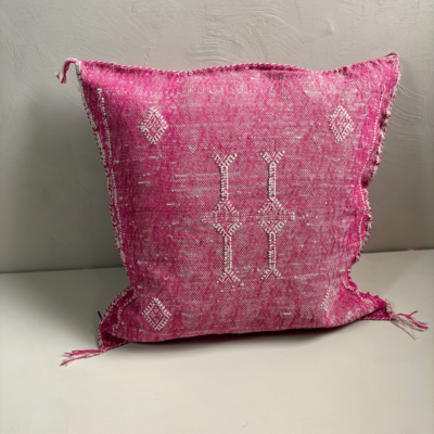 Vervaagd Roze Sabra Silk Kussen 48x48 cm
