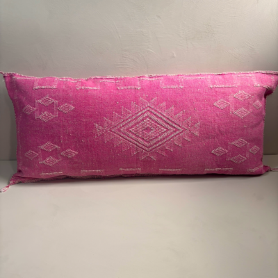 Vervaagd Roze Sabra Silk Kussen – Marrakesh
