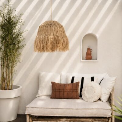 Lampenkap Nusa Fringe 40 cm - Bali